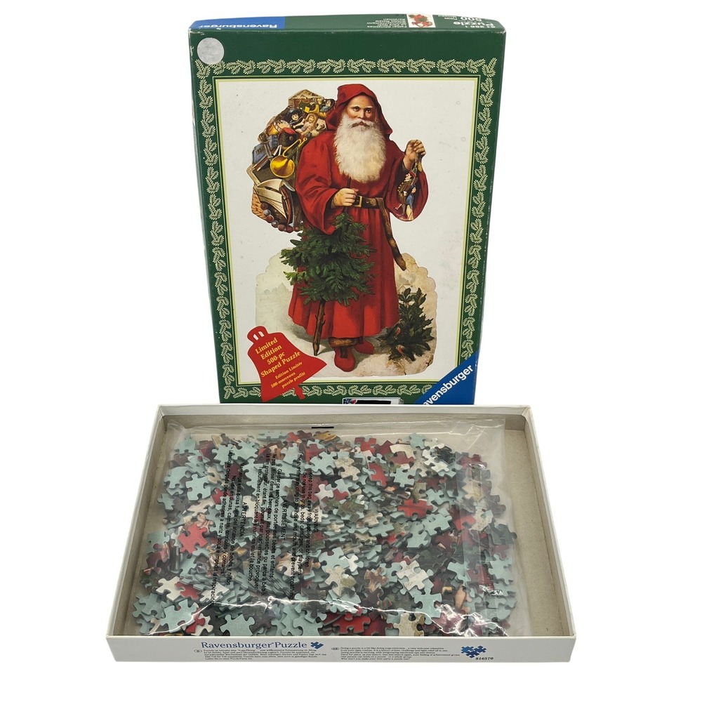 Ravensburger Father Christmas 500 Piece Shaped Puzzle Limited Edition 812561
